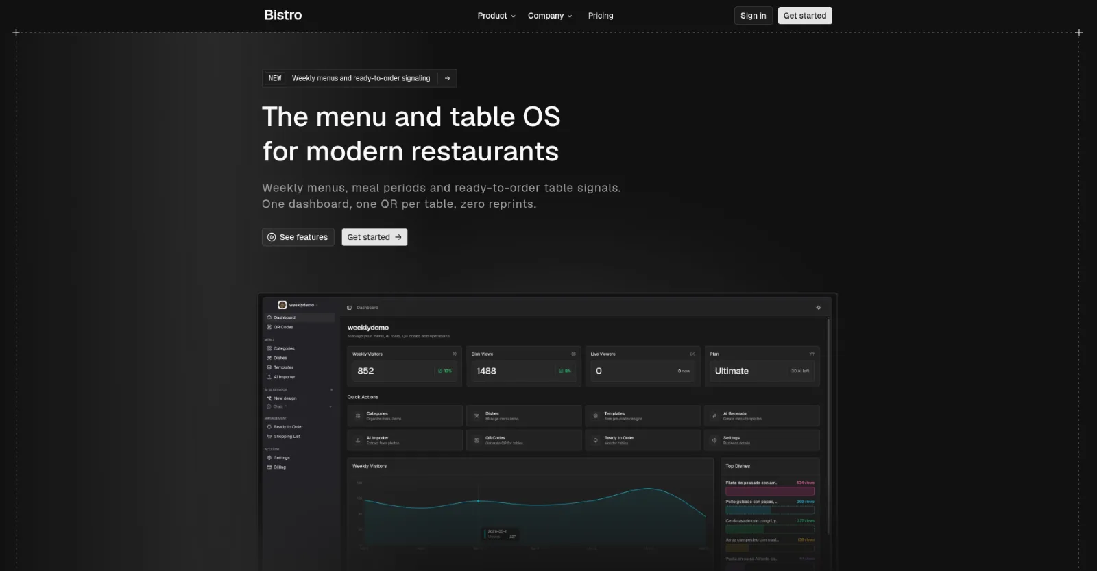 Bistro screenshot 1