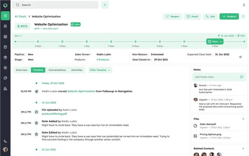 Twozo CRM screenshot 5