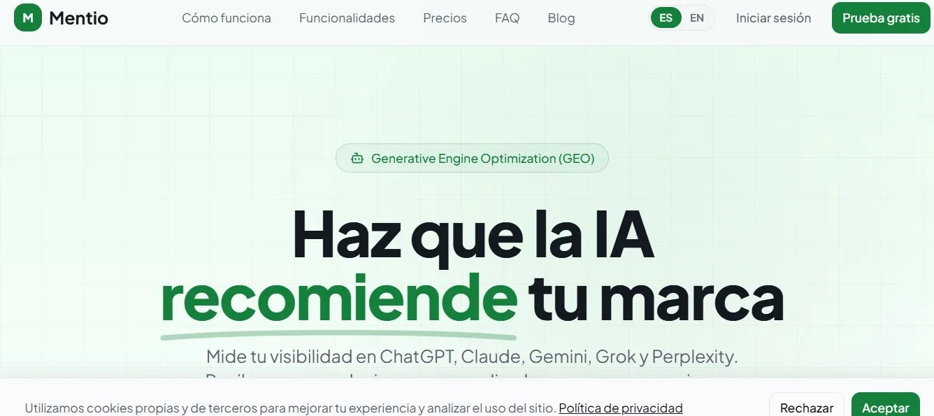 Mentio screenshot 1
