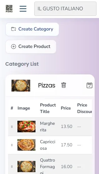My QrMenu screenshot 4