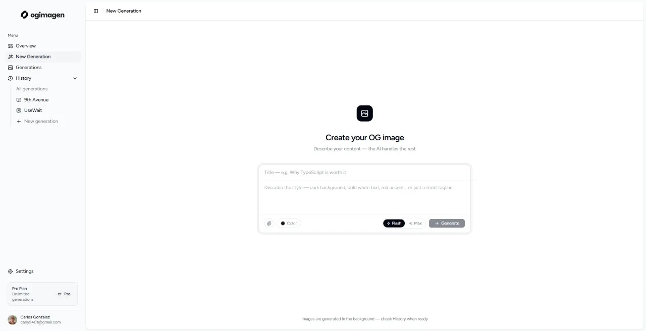 Ogimagen screenshot 1