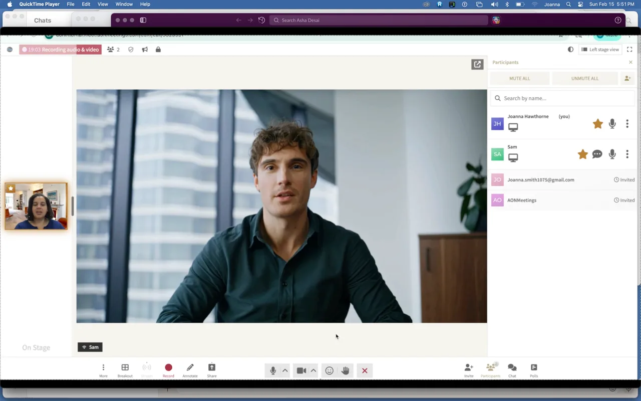 Aonmeetings screenshot 2