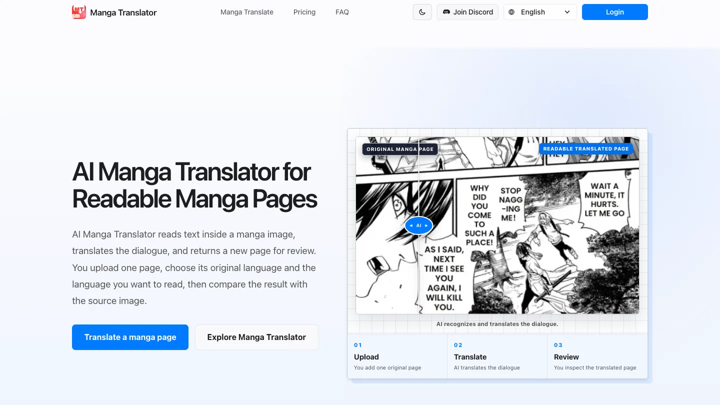 Manhwa Translator screenshot 1