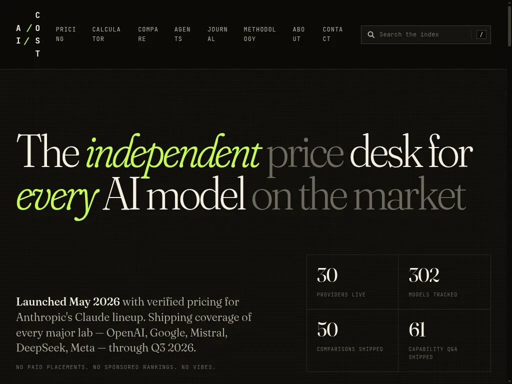 AICost screenshot 1