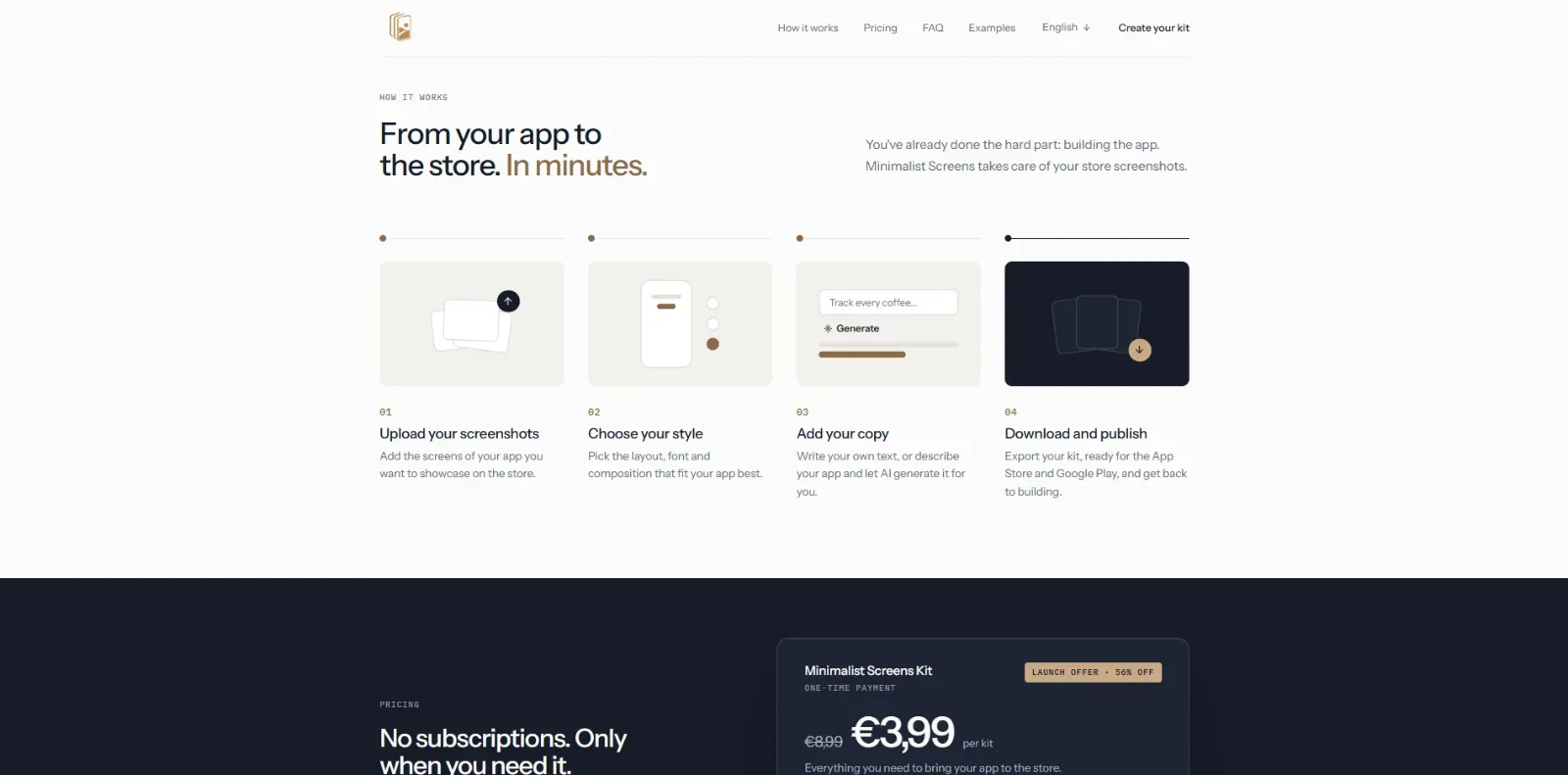 Minimalist Screens screenshot 2