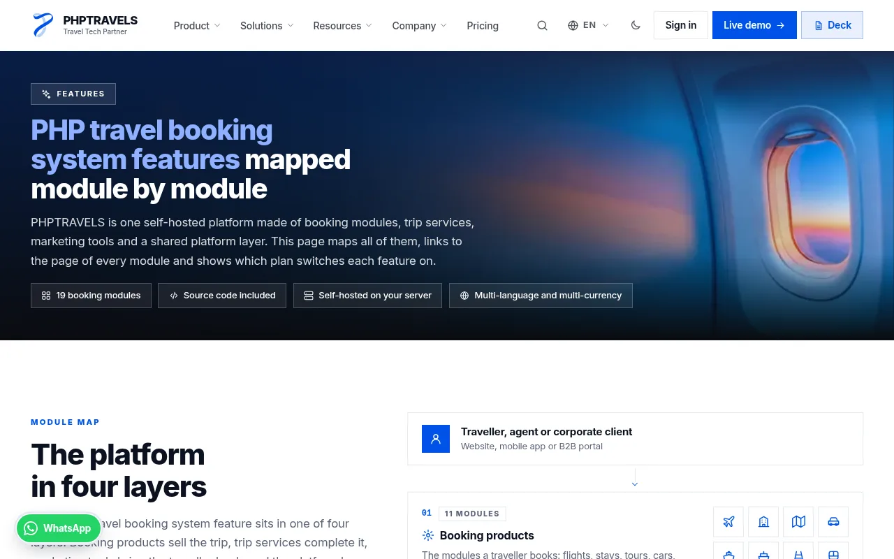 PHPTRAVELS screenshot 2